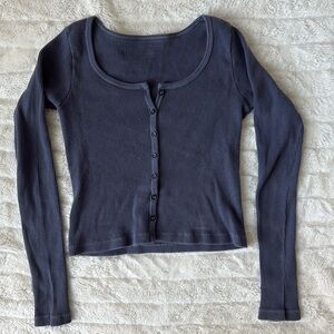 Faded blue brandy Melville long sleeve